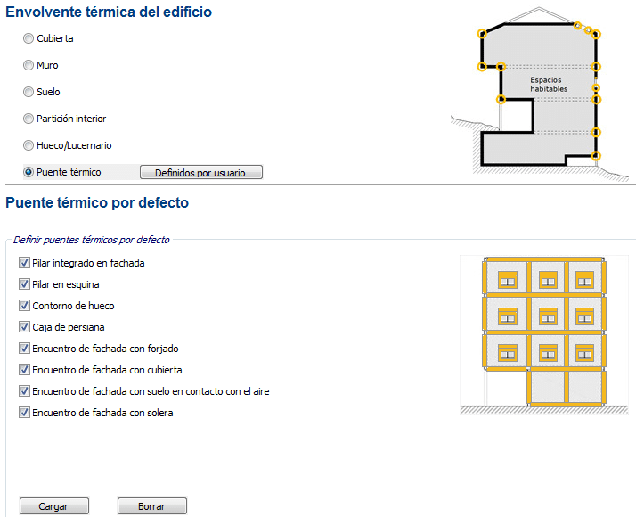 Thermal bridges energy certificate