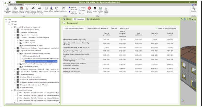 analysis of a building materials
