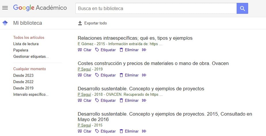 Google Scholar search engine libraries