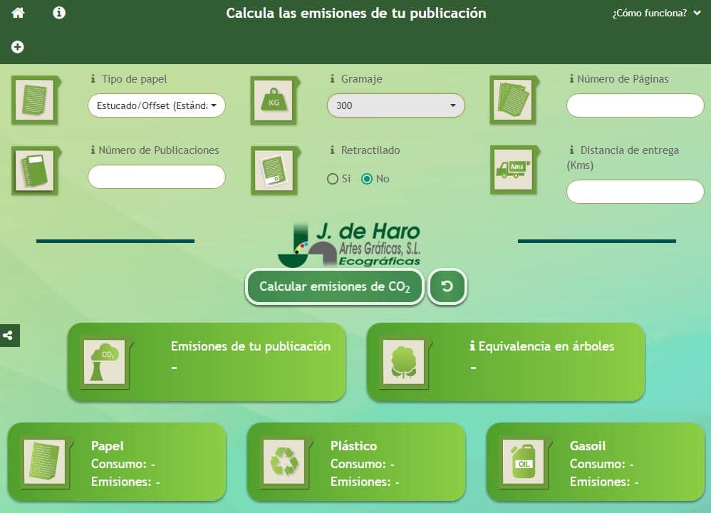 paper co2 emissions calculator