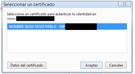 cadastre signature certificate