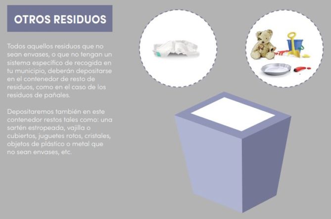 grey container for general waste