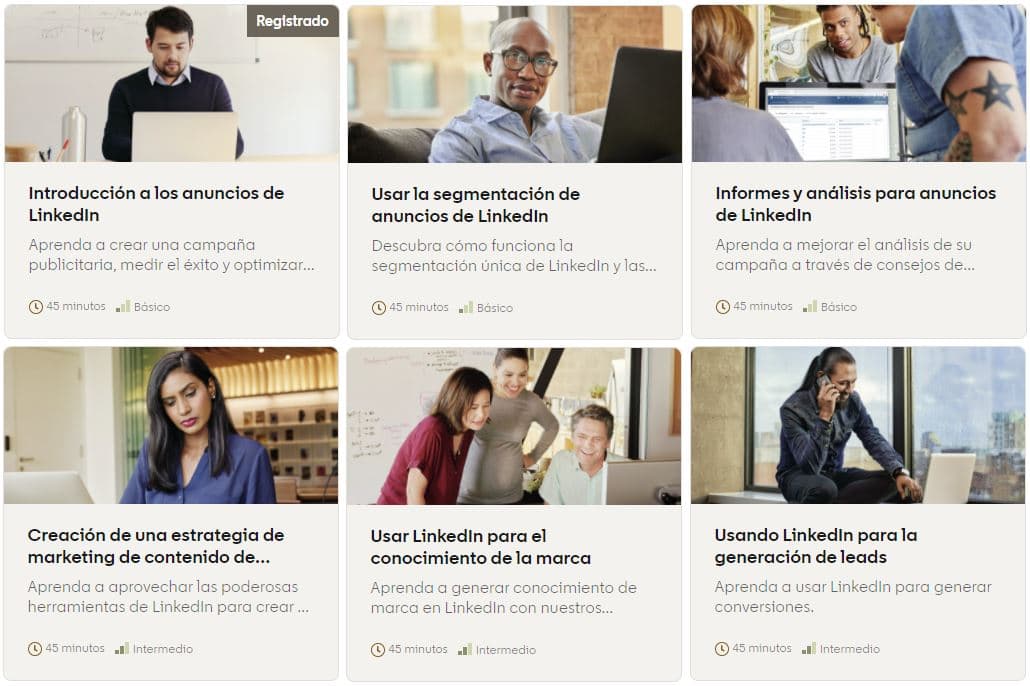 professional linkedin course for companies