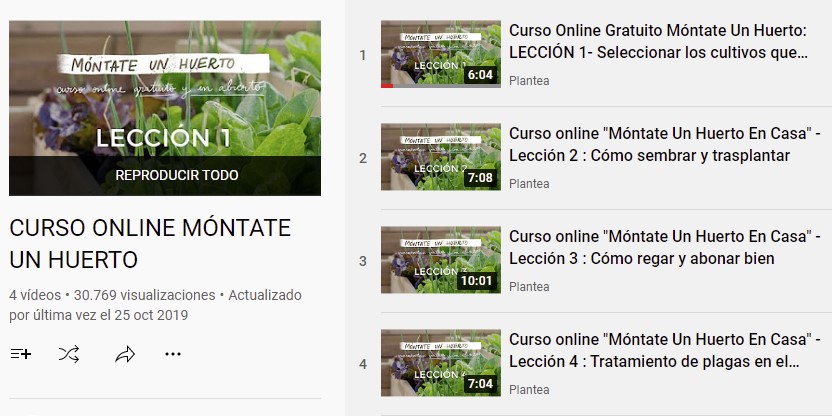 online course to set up a garden