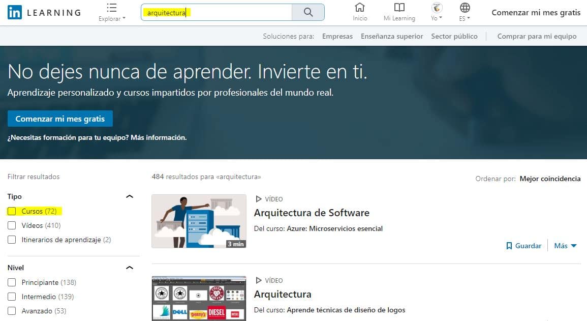free courses linkedin architecture