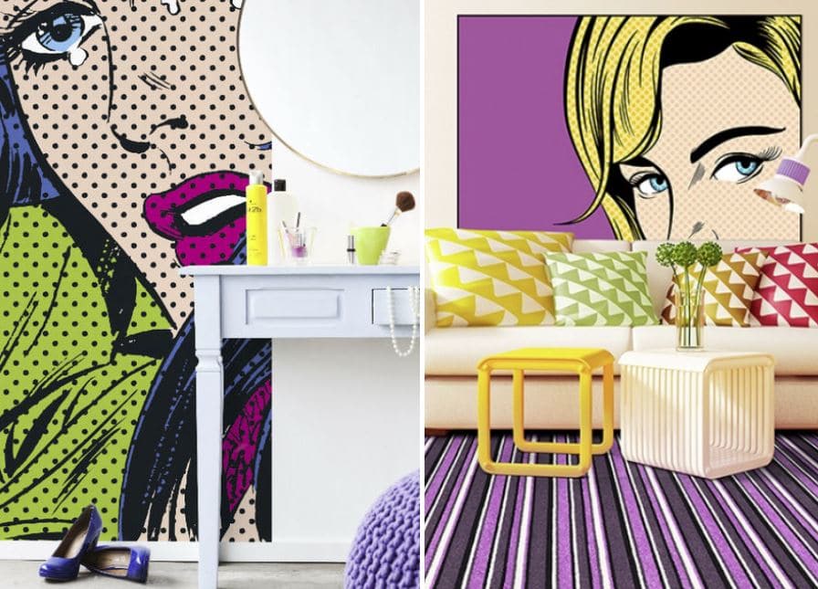 pop style decoration for home