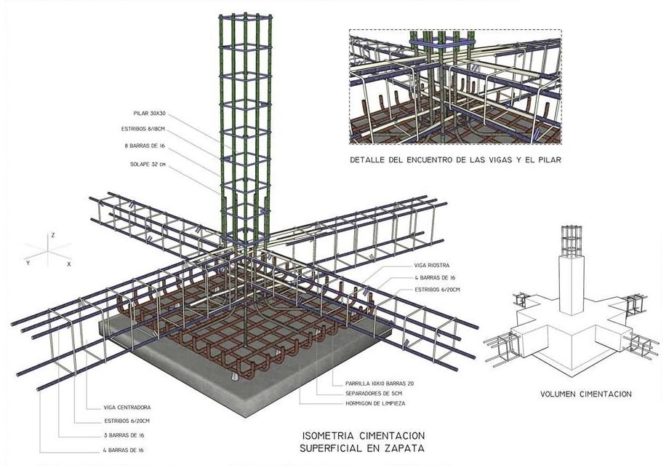 example of isolated footing
