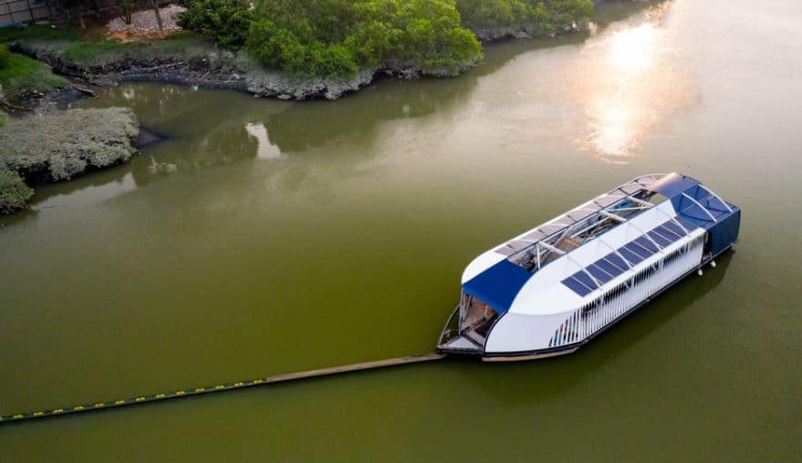 remove plastic from rivers