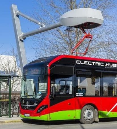bus recharging station