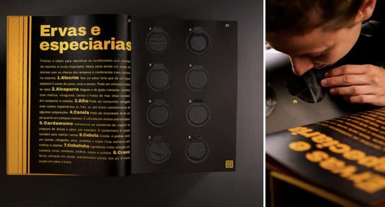 cookbook with aromas