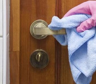 house knob cleaning