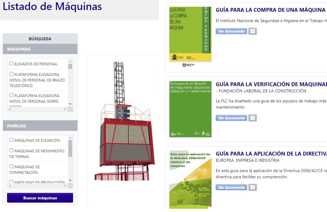 construction and works sector machinery