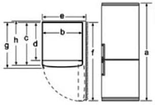refrigerator measurements