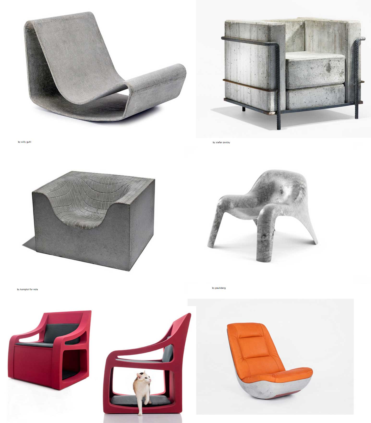 concrete furniture