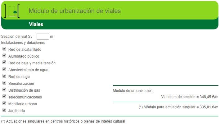 road development price