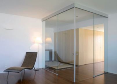 corner sliding door