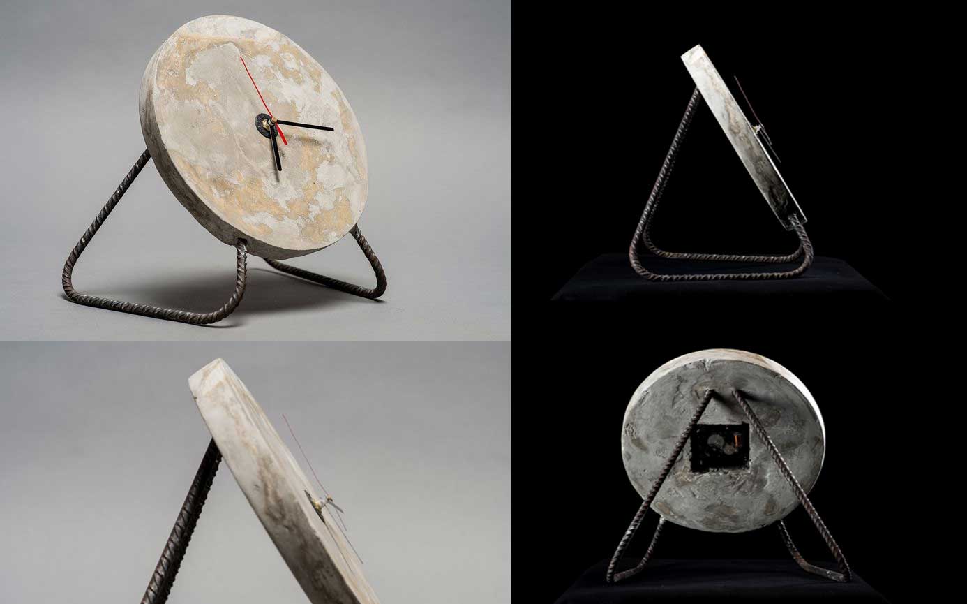 concrete clock