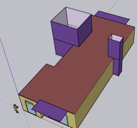 leftovers from the building