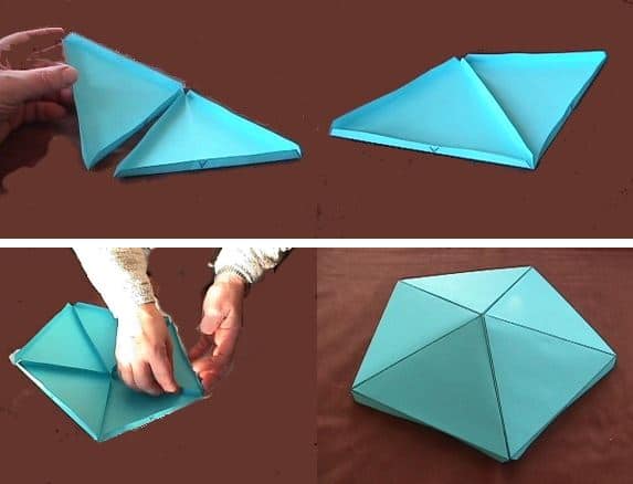 match paper triangles